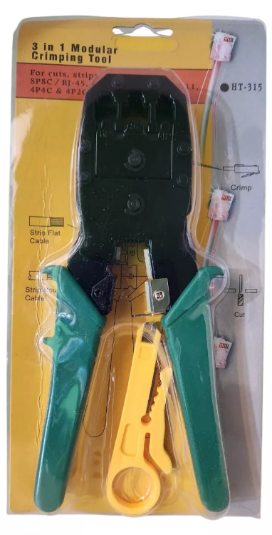 PINZA CRIMPEADORA NISUTA PIRJ45  RJ45, 11 , 12