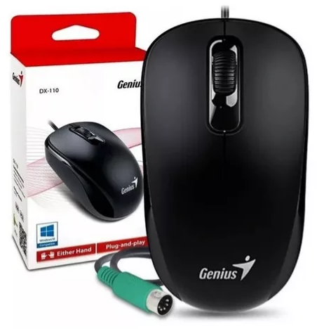 MOUSE GENIUS PS/2 BLACK