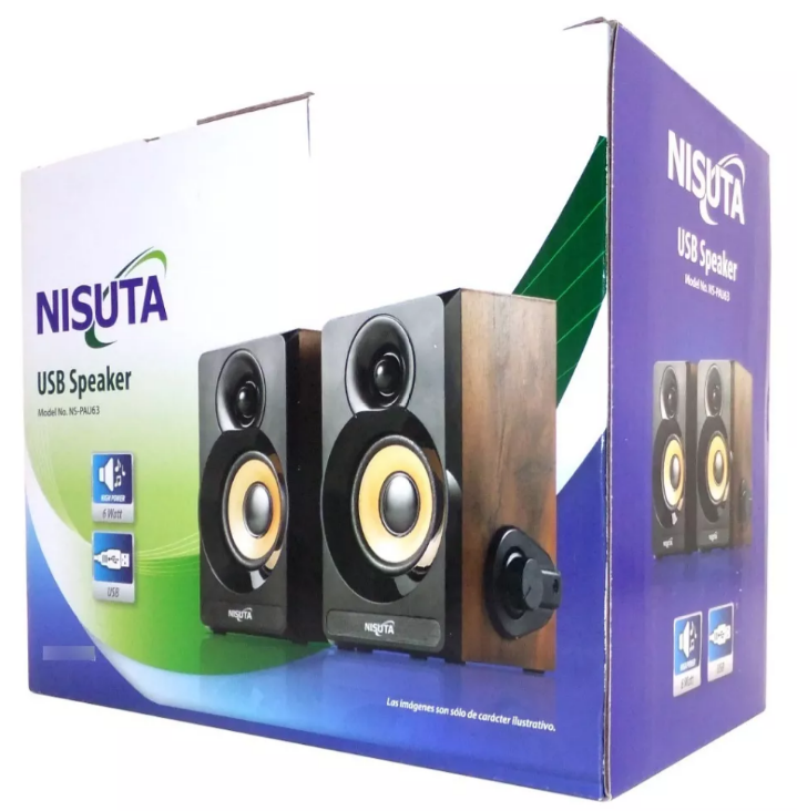 PARLANTE NISUTA NS-PAU63 2.0 USB