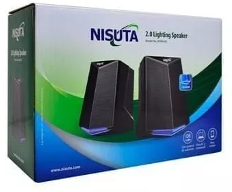 PARLANTE NISUTA NS-PAU66 2.0 USB CON LEDS RGB