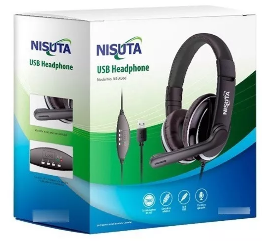 AURICULAR NISUTA C/MIC USB NS-AU60