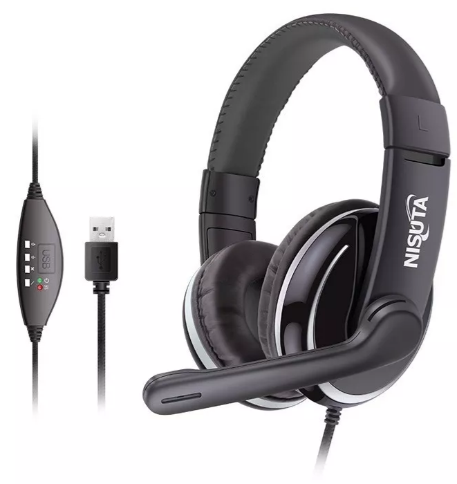 AURICULAR NISUTA C/MIC USB NS-AU60