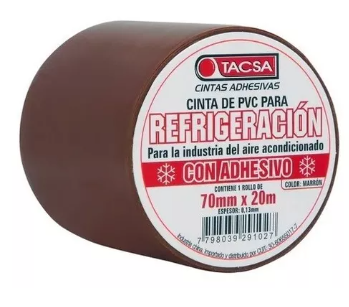 Cinta tacsa con pegamento teja