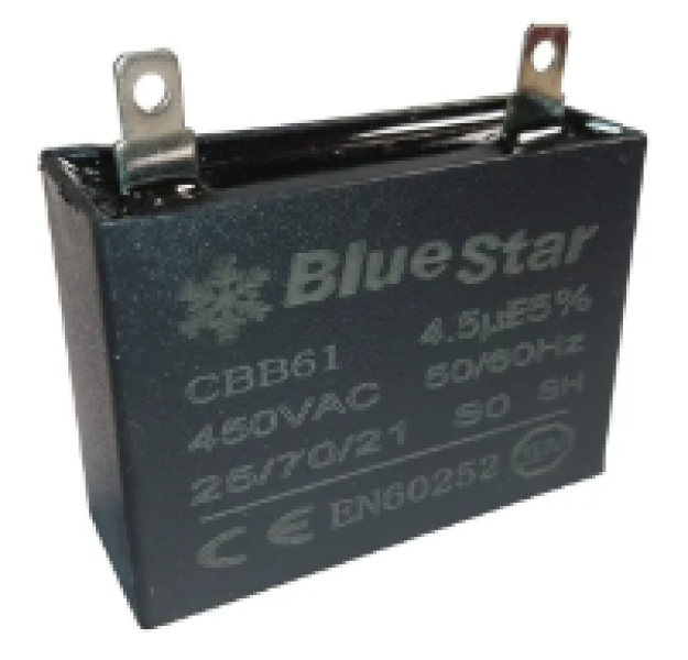 Capacitor cuadrado de 2 uf blue star