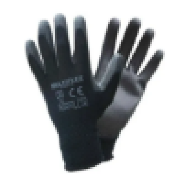 Guantes multiflex negros - n° 9