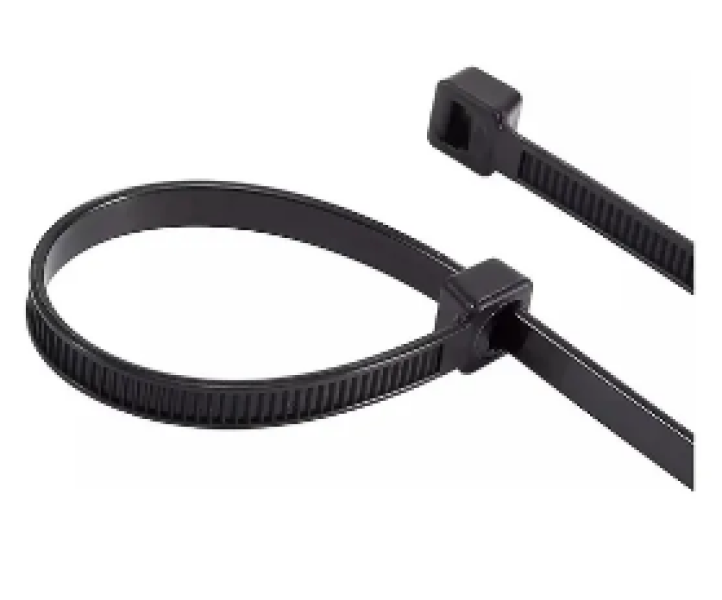 Precinto negro 200 mm x 4.8 mm ( x 100u )