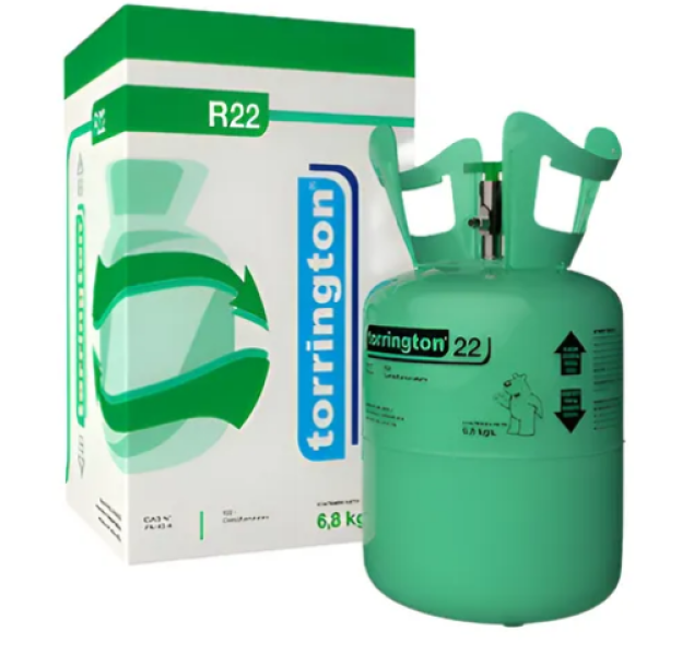 Gas r 22 garrafa x 6.8 kg torrington