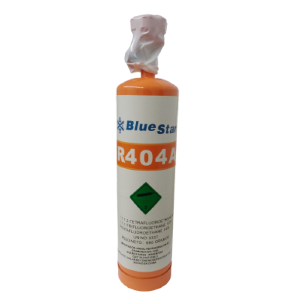 Gas r 404a lata x 680 grs blue star ( c/ valvula de carga )