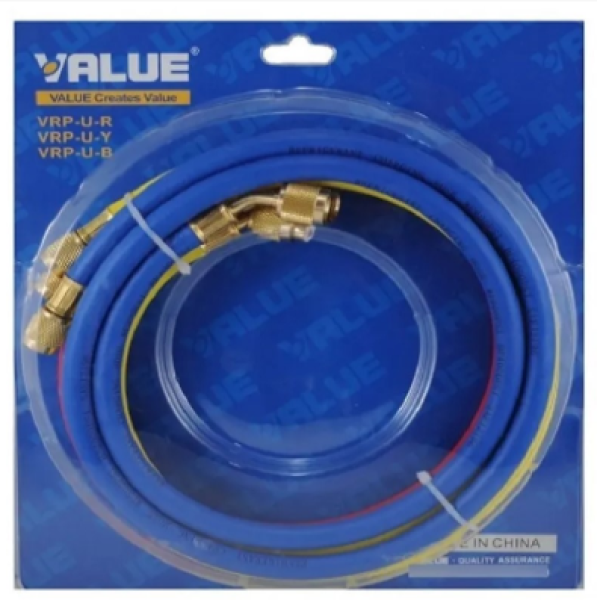 Mangueras p/ r 134a - R 22 juego x 3 de 120 cm VALUE